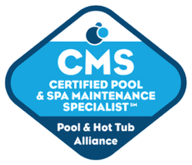 CMS Certified Pool and Spa Maintenance Specialist badge