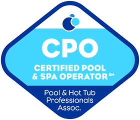 NSPF Certified Pool and Spa Operator CPO badge